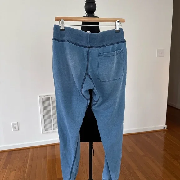 NSF Blue Distressed Joggers - Picture 3 of 8